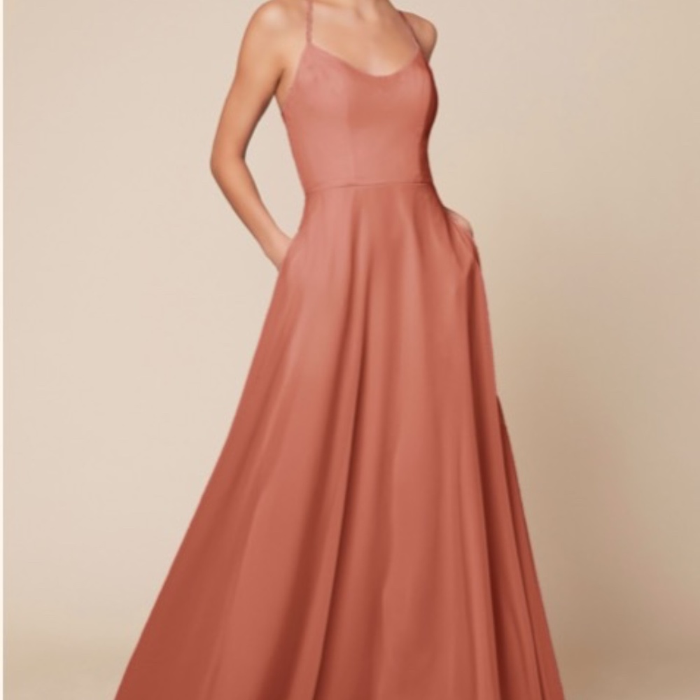 Dear Cleo Bridesmaid Dress: Gianna in Amber (6)